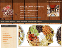 Tablet Screenshot of gringosamigos.com